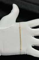 اسوارة مجدول ذهب صافي عيار 18 وزن 0.8 جرام