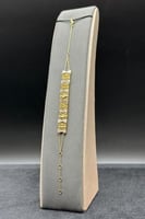 اسوارة ذهب ايطالي عيار 18 وزن من 5 الى 5.1 جرام