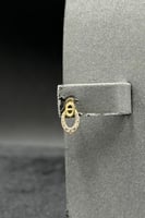 طقم ذهب ناعم عيار 18 حلقة الرقي وزن من 2.5 إلى 2.6...