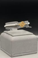 اسوارة قيطان وردة ذهب صافي عيار 21 وزن 1.94 جرام