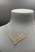 عقد كور ملونه ذهب صافي تصميم ايطالي