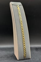 اسوارة جنزير ذهب صافي عيار 18 وزن من 6.5 الى 6.6 ج...