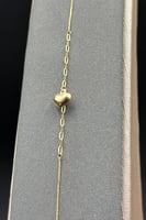 اسوارة قلب ذهب صافي ايطالي عيار 18 وزن من 0.7 الى...