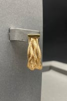 طقم قماش ذهب صافي ايطالي عيار 18 وزن 16.9 جرام