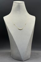 عقد كور متحركة ذهب صافي ايطالي عيار 18 وزن من 0.6...