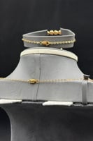 طقم ذهب عيار 21 رونق الدوائر وزن 17 جرام