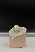 خاتم كور ذهب صافي ملون عيار 18 وزن من 4.9 الى 5 جر...