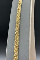 اسوارة ذهب صافي ايطالي عيار 18 وزن 9.4 جرام