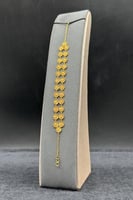 اسوارة وردات ذهب صافي عيار 21 وزن 7.25 جرام