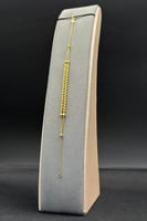 اسواره ذهب صافي مجدوله شوطين عيار 21