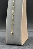 عقد مع أسوارة جنزير ذهب عيار 18 بتصميم إيطالي وزن...