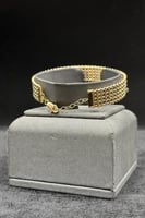 اسوارة كور ليزر خمسة اشواط ذهب صافي عيار 18 وزن 16...