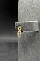 طقم ذهب عيار 18 نبض الحلقة وزن من 2.4 إلى 2.5 جرام