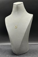 عقد دوائر ذهب تصميم الماس عيار 18 وزن من 0.9 الى 1...