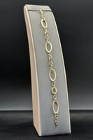 اسوارة دوائر ذهب صافي عيار 18 وزن 3 الى 3.1 جرام