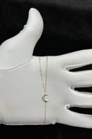 كف هلال ذهب صافي عيار 18 وزن 0.7 جرام