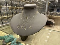 تعاليق الأحرف الإنجليزية الذهب