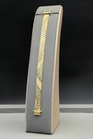 اسوارة ذهب ايطالي عيار 18 وزن 16.8 جرام