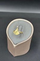 خاتم معين ذهب تصميم الماس عيار 18 وزن 2.2 جرام