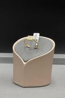 خاتم كور ذهب تصميم الماس عيار 18 وزن 1.8 جرام