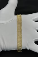 اسوارة سلم ذهب صافي ايطالي عيار 18 وزن 13.1 جرام