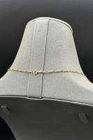 عقد جنزير ذهب صافي عيار 18 وزن من 2.5 الى 2.6 جرام