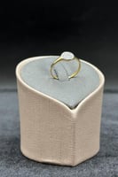 خاتم دائري ذهب تصميم الماس عيار 18 وزن من 0.9 الى...