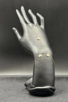 كف دائري ذهب تصميم الماس عيار 18 وزن من 1 الى 1.1...