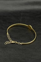 اسوارة اطفال قلب ذهب ملون عيار 18 وزن 4.2 جرام