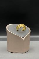 خاتم ذهب صافي عيار 21 وزن 3.3 جرام