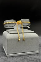 اسوارة مجدول ذهب صافي عيار 21 وزن 3.6 جرام