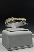 اسوارة مع خاتم ذهب صافي عيار 18 وزن من 6.64 الى 6....