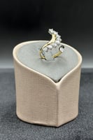 خاتم ذهب تصميم الماس عيار 18 وزن 3 جرام