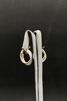 حلق دائري ذهب ايطالي عيار 18 وزن 2.4 جرام