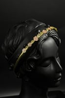 طوق ورد الطائف ذهب ايطالي عيار 18 وزن 24.5 جرام