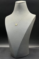 عقد ذهب صافي عيار 18 وزن 0.8 جرام