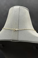 عقد حرف E ذهب صافي ايطالي عيار 18 وزن من 1.2 الى 1...