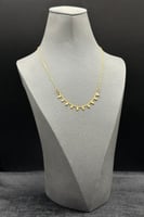 عقد ذهب صافي عيار 21 وزن من 2.2 الى 2.3 جرام