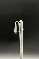 حلق ذهب تصميم الماس عيار 18 وزن من 0.7 الى 0.8 جرا...