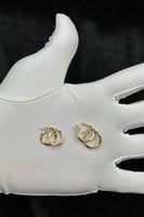 حلق دائري ذهب صافي ايطالي عيار 18 وزن من 0.7 الى 0...