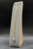 اسوارة جنزير ( حجم صغير ) ذهب تصميم الماس عيار 18...