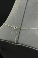 عقد قلب ذهب صافي عيار 18 وزن 1.1 جرام