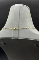 عقد ذهب صافي ايطالي عيار 18 وزن 3.2 جرام