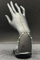 كف كور ذهب مع لؤلؤ عيار 18 وزن من 2.1 الى 2.2 جرام