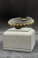 اسوارة خلية ذهب تصميم الماس عيار 18 وزن 8.3 جرام