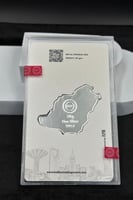 سبيكة خريطة السعودية فضة وزن 50 جرام