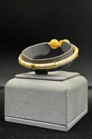 اسوارة ذهب تصميم هندي عيار 21 وزن 17.4 جرام