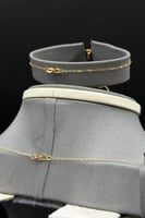 طقم زهرة ذهب صافي عيار 21 وزن 1.4 جرام