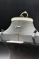 طقم ذهب ناعم عيار 18 وميض النجمة وزن 3.1 جرام