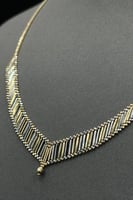 عقد السلالم ذهب صافي ايطالي عيار 18 وزن من 7.5 الى...